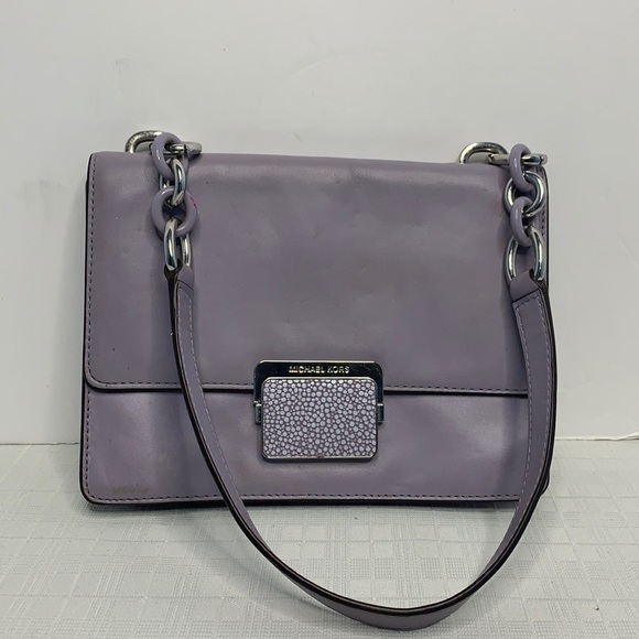 Michael Kors Cynthia Small Shoulder Flap Leather - Picture 2 of 11